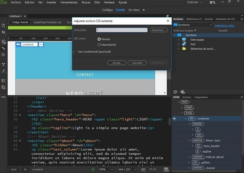 Adobe Dreamweaver - Hỗ trợ nhiều giao thức