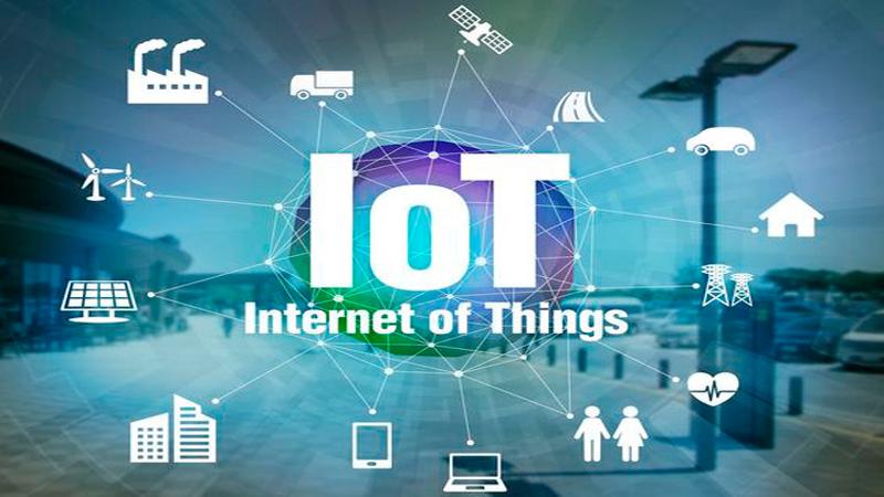 Các thiết bị IoT được kết nối trong một mạng lưới