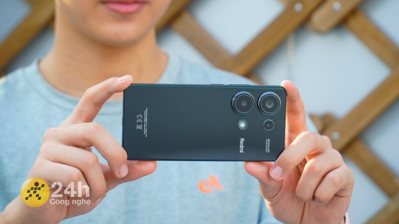 Redmi Note 13 Pro 4G sở hữu camera chính với độ phân giải lên đến 200 MP.