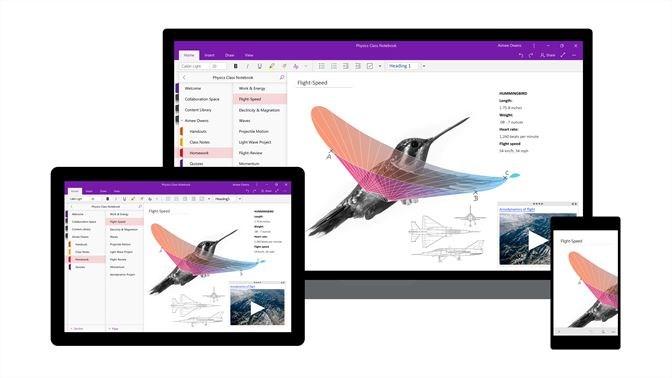 Screenshots OneNote: Ứng dụng ghi chú nhanh cho điện thoại, máy tính từ Microsoft