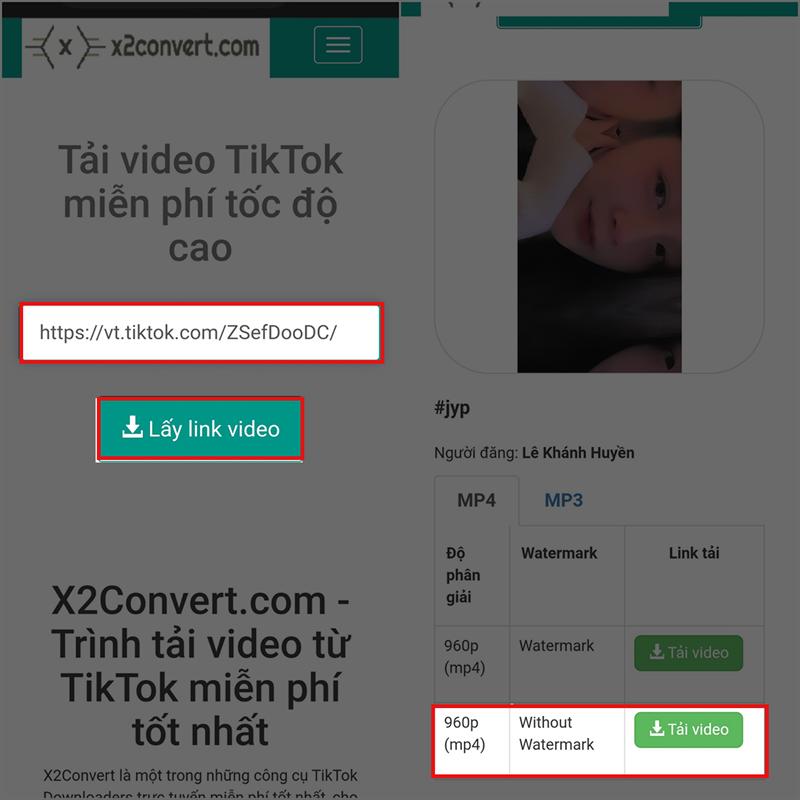 Tải video về điện thoại