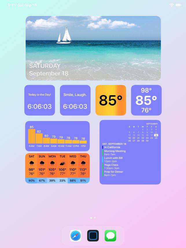 Widgetsmith: Ứng dụng tạo widget màn hình chính đẹp mắt cho iOS 14