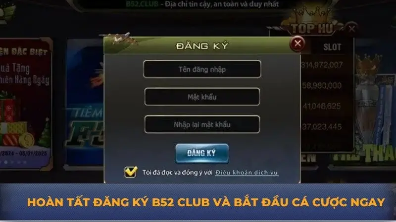 Đăng ký B52 Club – Thực hiện nhanh chóng chỉ trong 3 phút