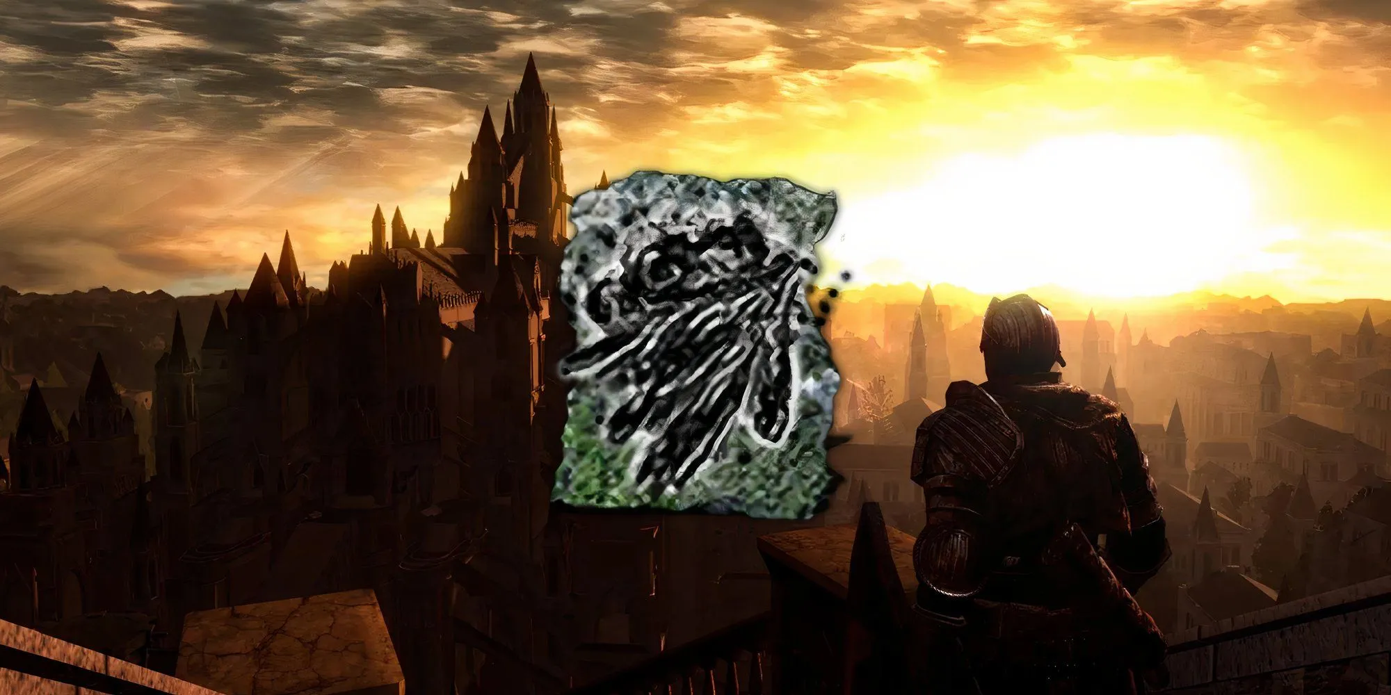 Ám thuật Dark Bead trong Dark Souls 1, cho thấy người chơi phóng ra nhiều quả cầu năng lượng tối nhỏ về phía trước