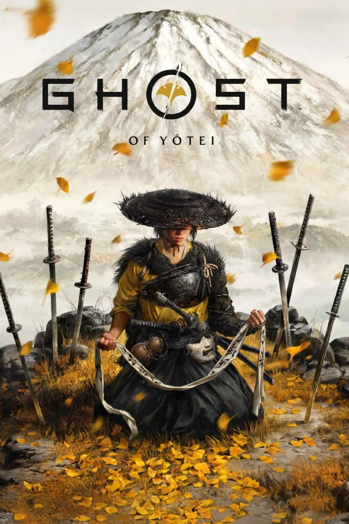 Ảnh bìa chính thức của Ghost of Yotei với nhân vật Atsu, hứa hẹn một câu chuyện báo thù đầy kịch tính