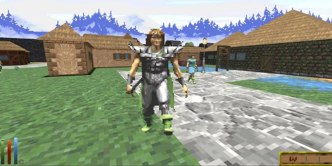 Ảnh bìa game The Elder Scrolls II: Daggerfall, phần game mở rộng đáng kể thế giới và cốt truyện