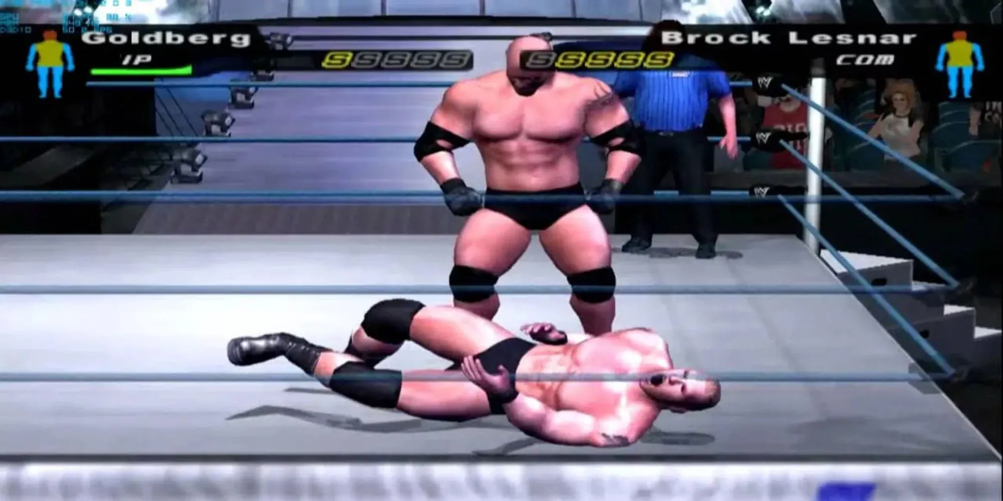 Ảnh bìa tựa game đấu vật WWE SmackDown! Here Comes the Pain huyền thoại trên PS2