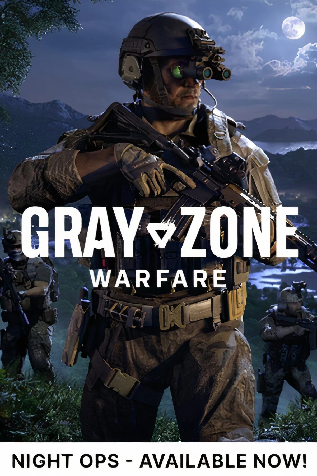 Ảnh ghép các loại vũ khí và trang bị trong game Gray Zone Warfare