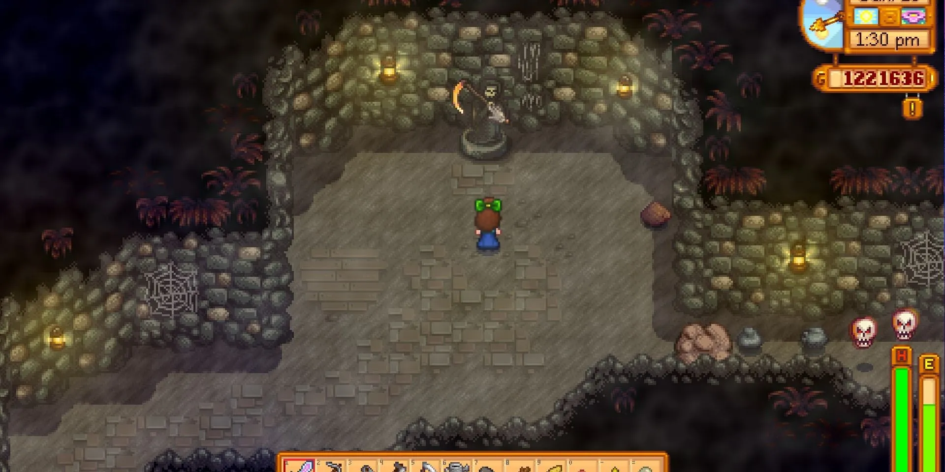 Ảnh người chơi Stardew Valley tìm thấy Lưỡi hái Vàng