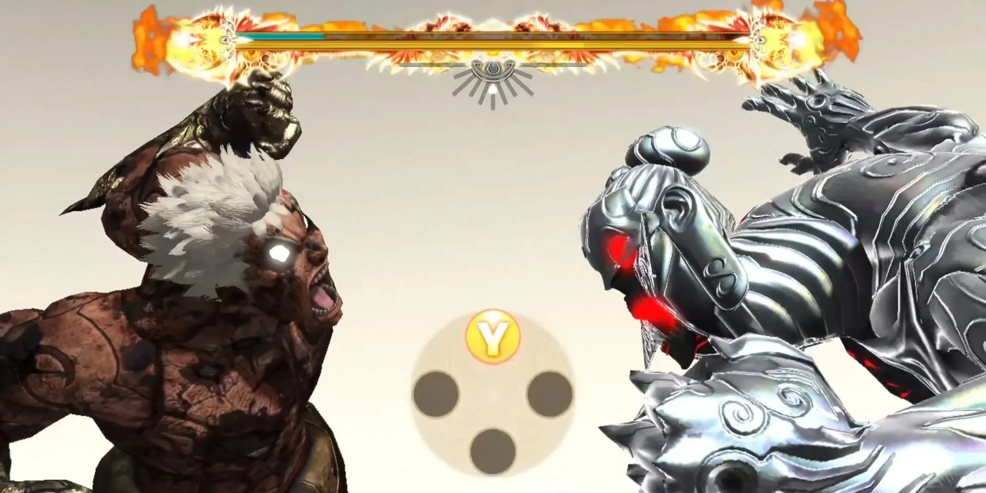 Asura tung đòn QTE mãn nhãn trong trận chiến với Chakravartin ở Asura's Wrath