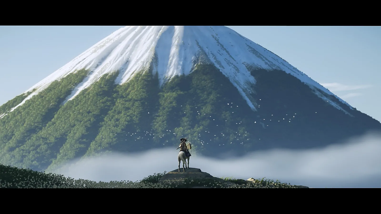 Atsu, nữ chiến binh Ghost of Yotei, chiến đấu điêu luyện với song kiếm, thể hiện gameplay hành động mới mẻ