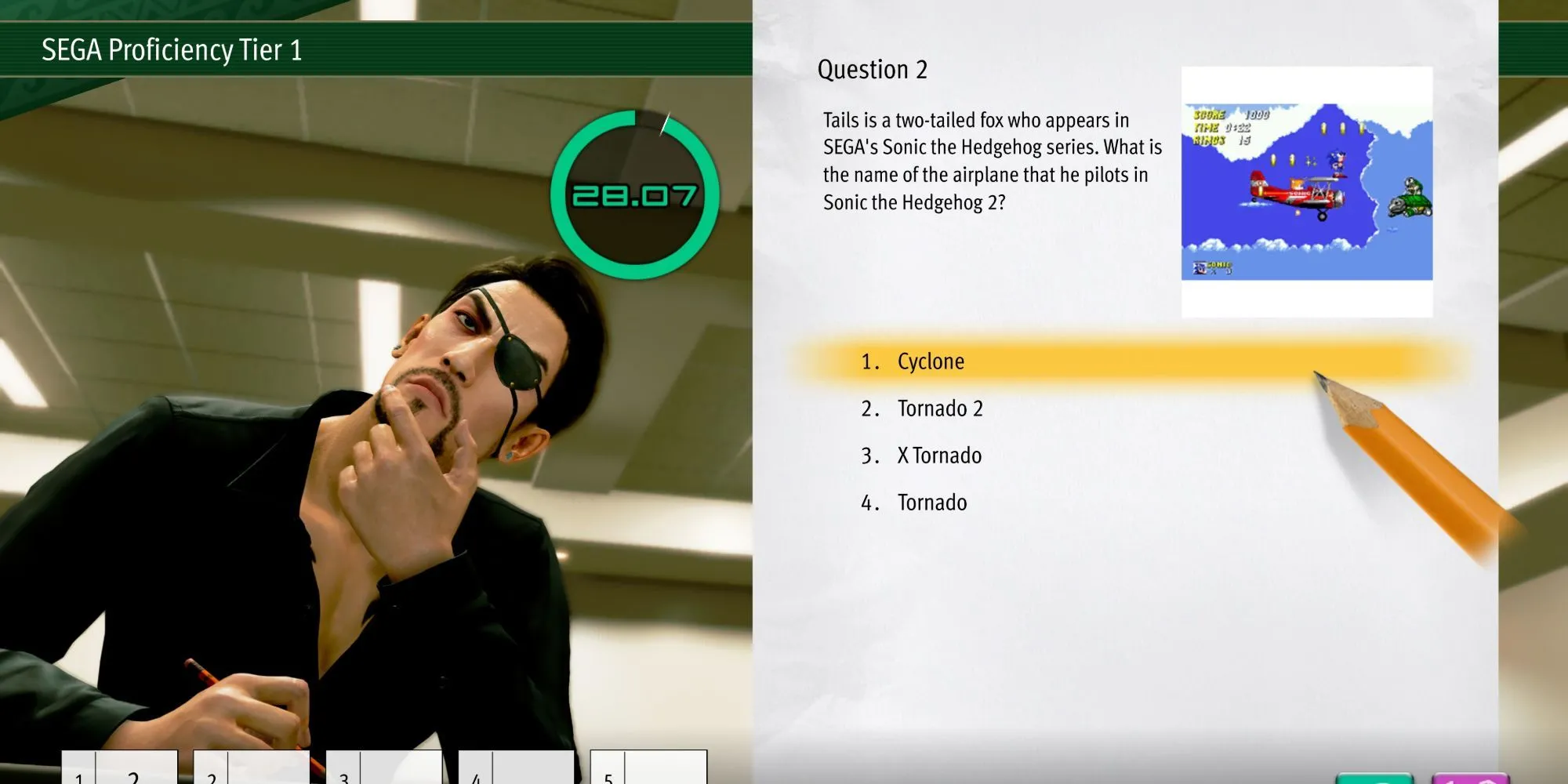 Bài kiểm tra kiến thức chuyên sâu về các tựa game và lịch sử SEGA cấp độ 1