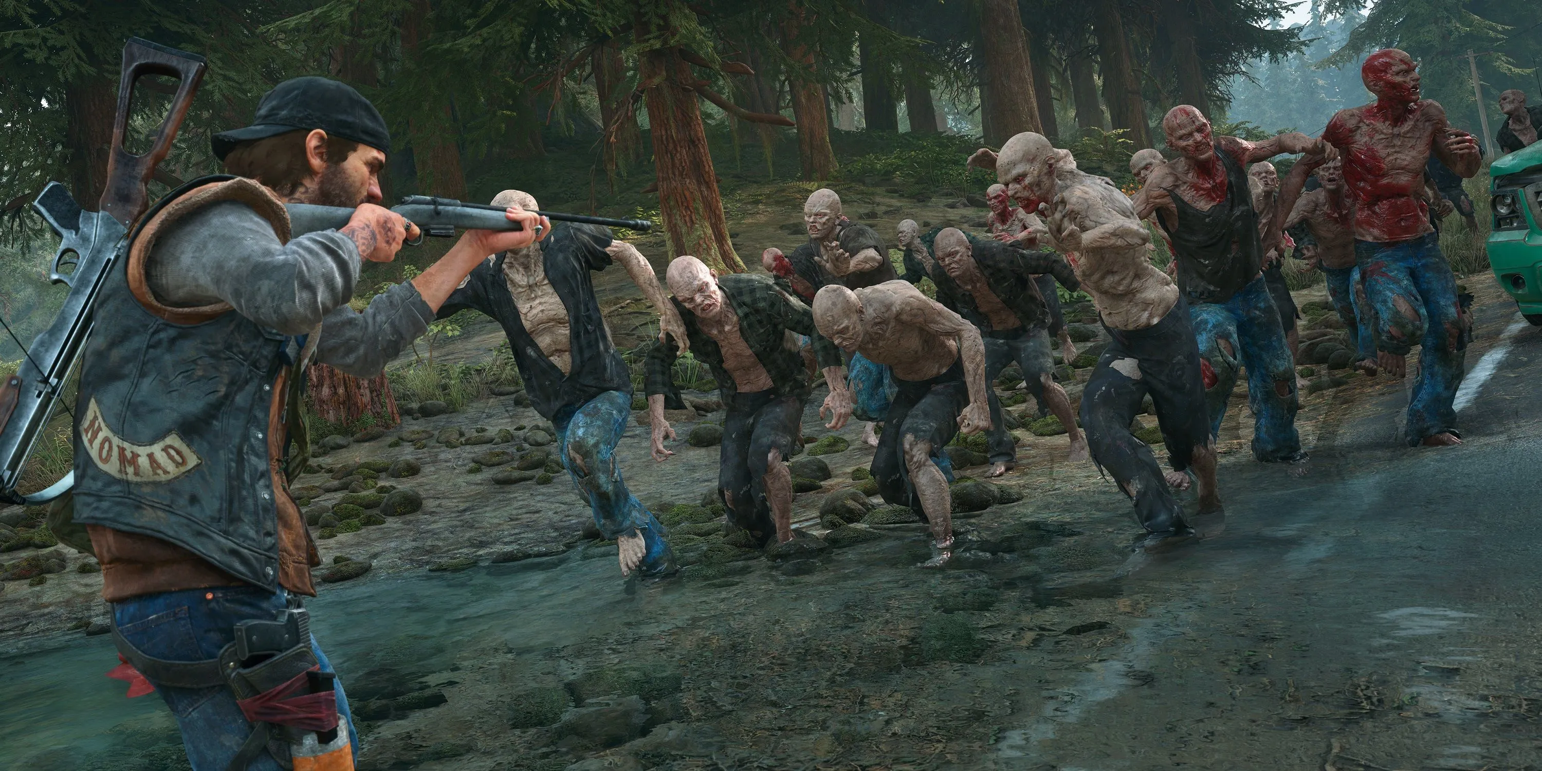 Bầy Freakers khổng lồ trong Days Gone Remastered thách thức kỹ năng sinh tồn của người chơi