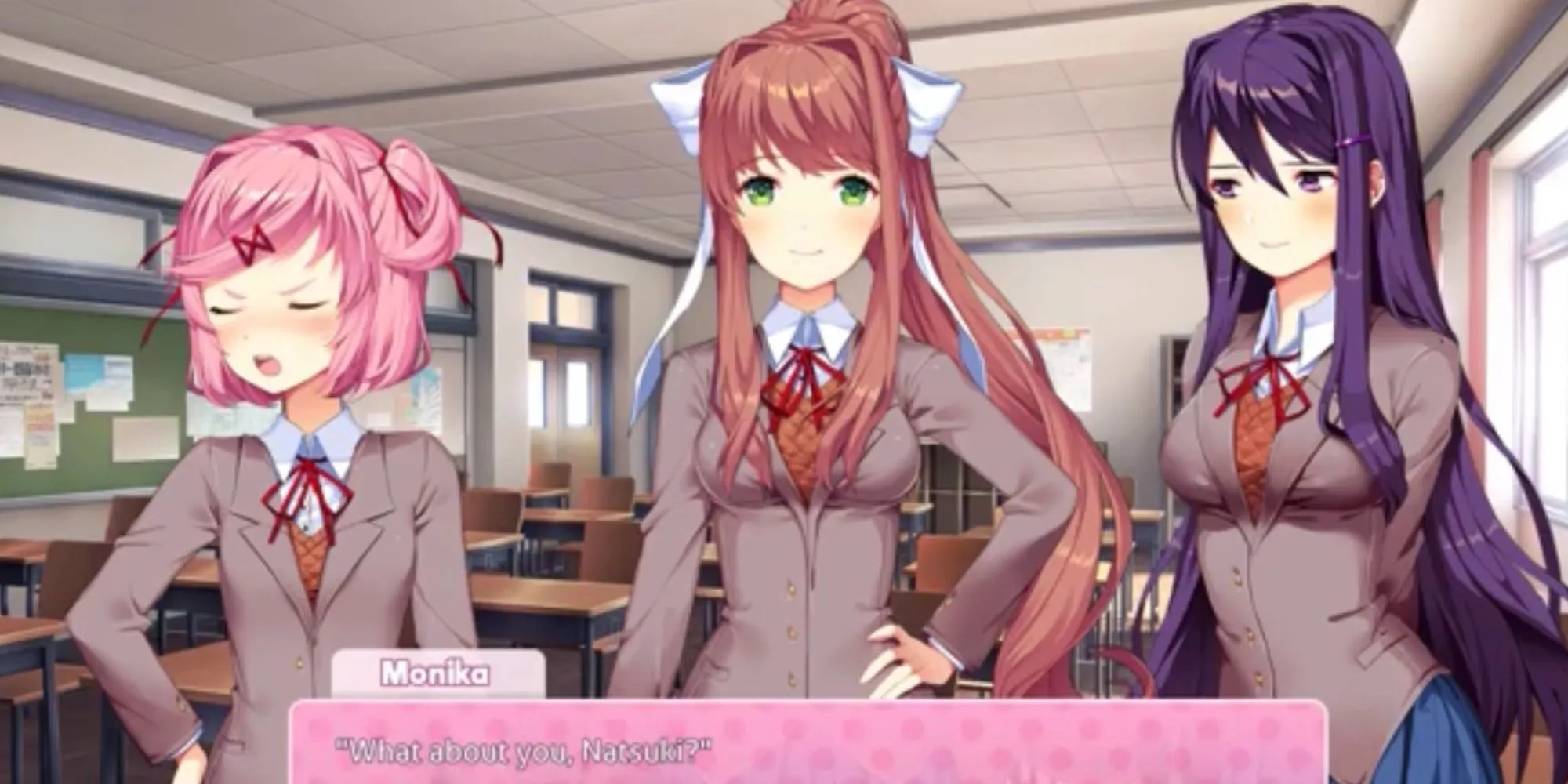 Các nữ sinh đáng yêu của câu lạc bộ văn học trong Doki Doki Literature Club