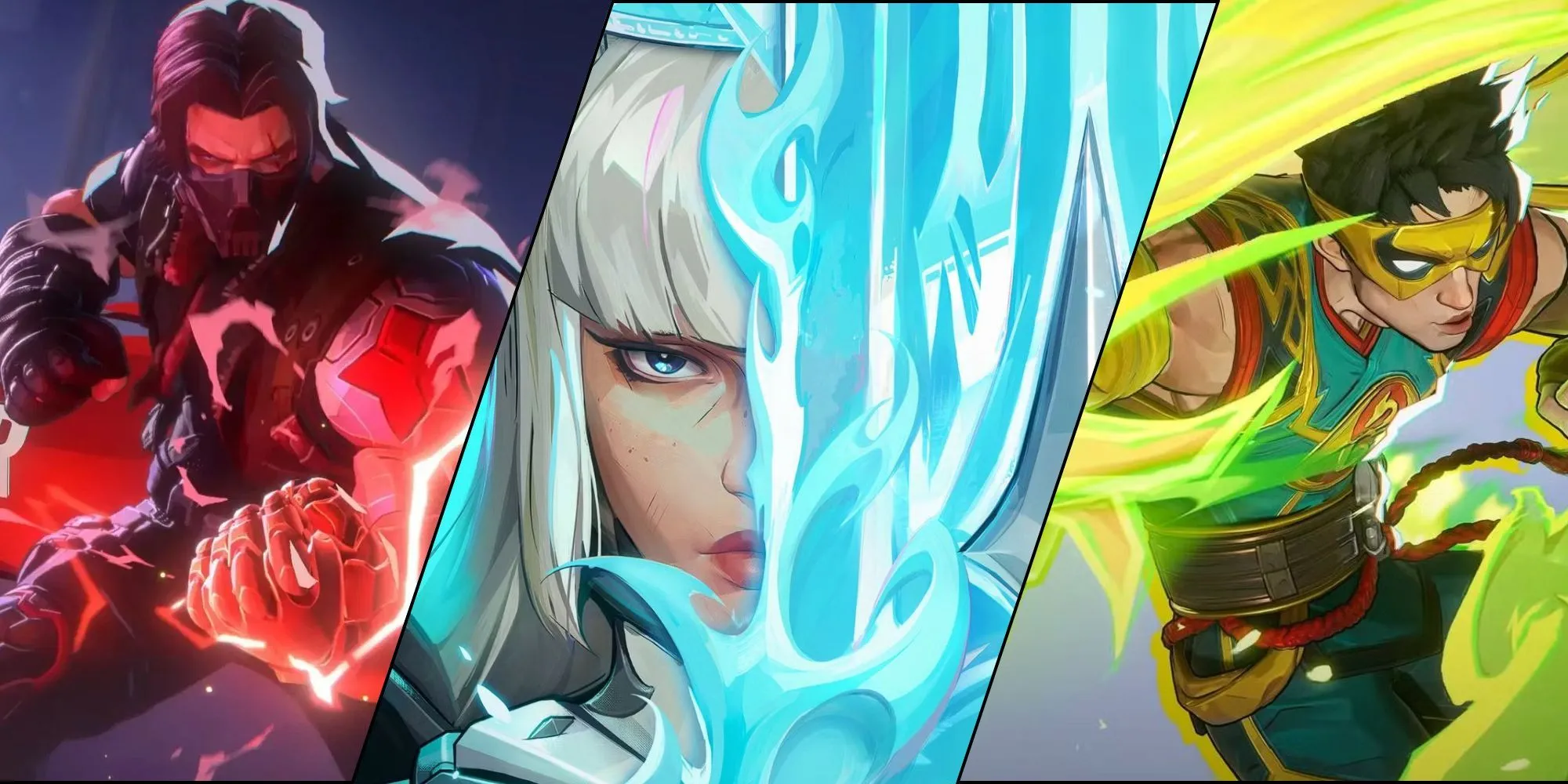 Các tướng Winter Soldier, Magik và Iron Fist trong Marvel Rivals
