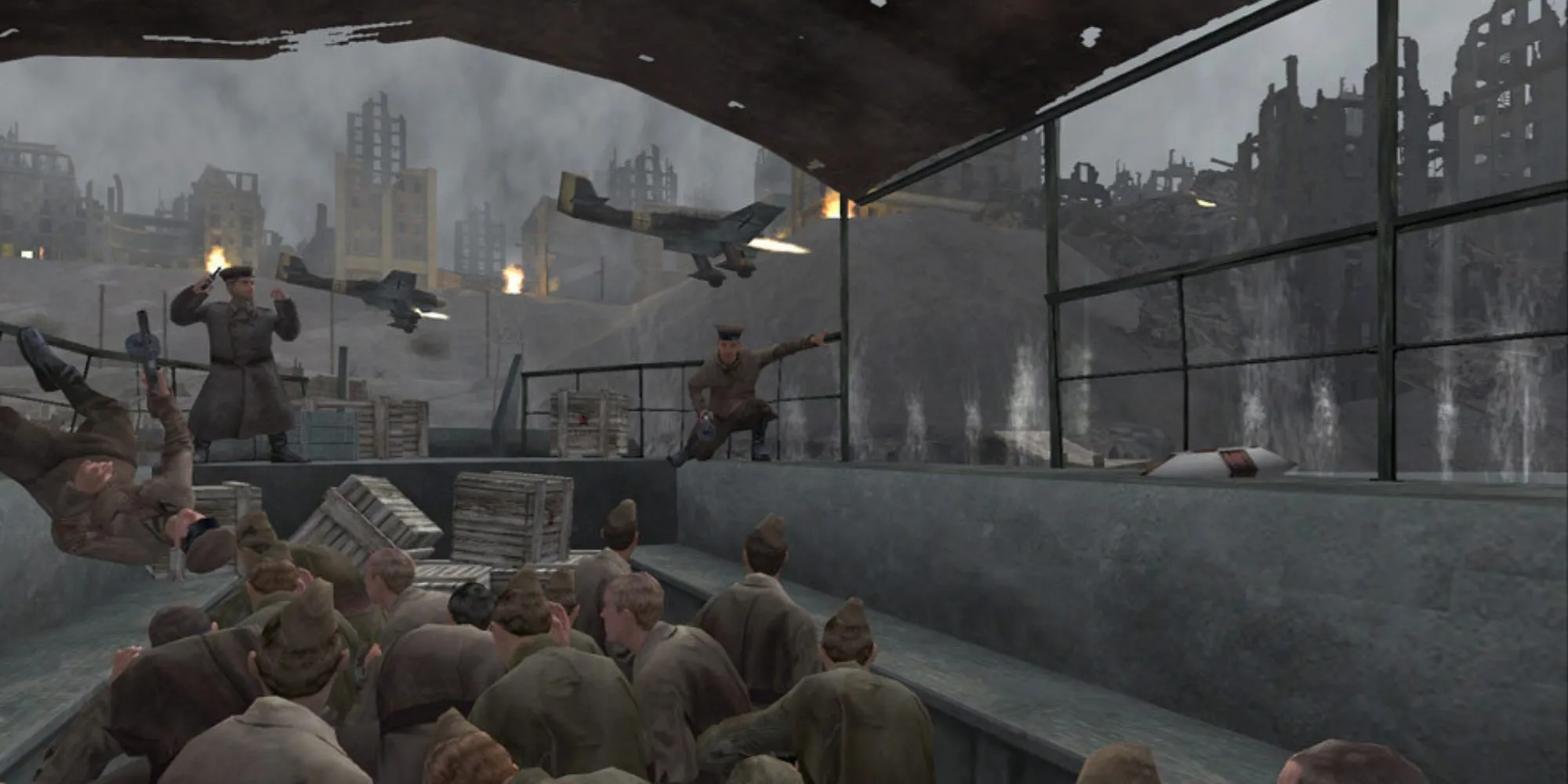 Call of Duty 2003 - binh sĩ xung phong trong chiến trường Thế Chiến II