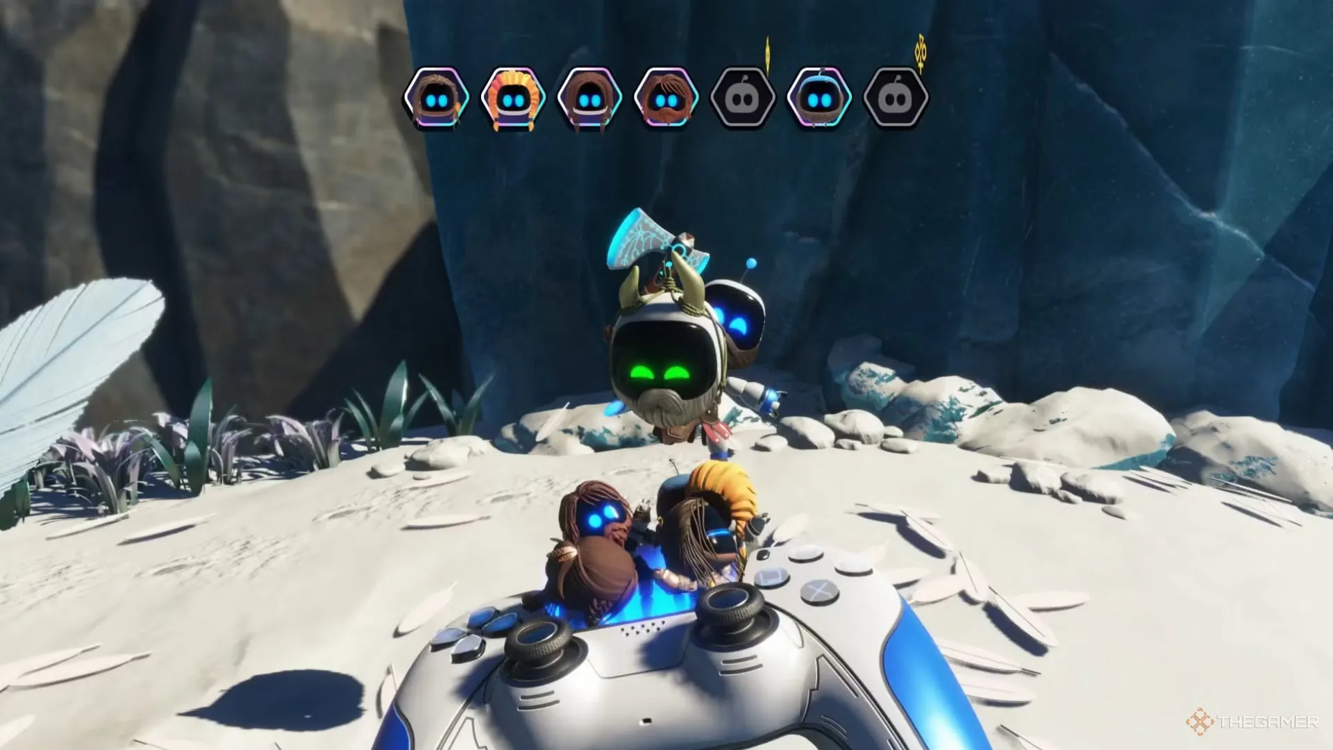 Cameo Bot of War trong Astro Bot - phiên bản robot đáng yêu của Kratos từ God of War