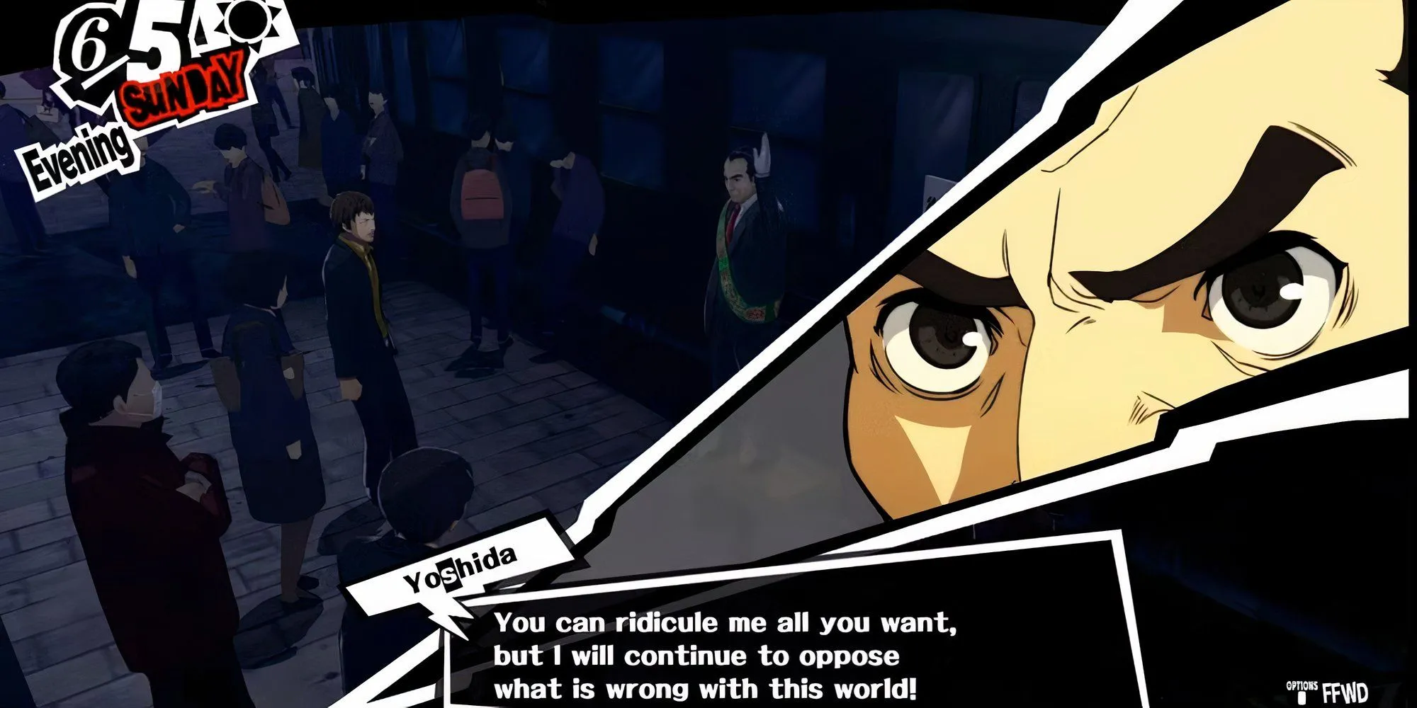 Cận cảnh hội thoại với Toranosuke Yoshida trong Persona 5 Royal