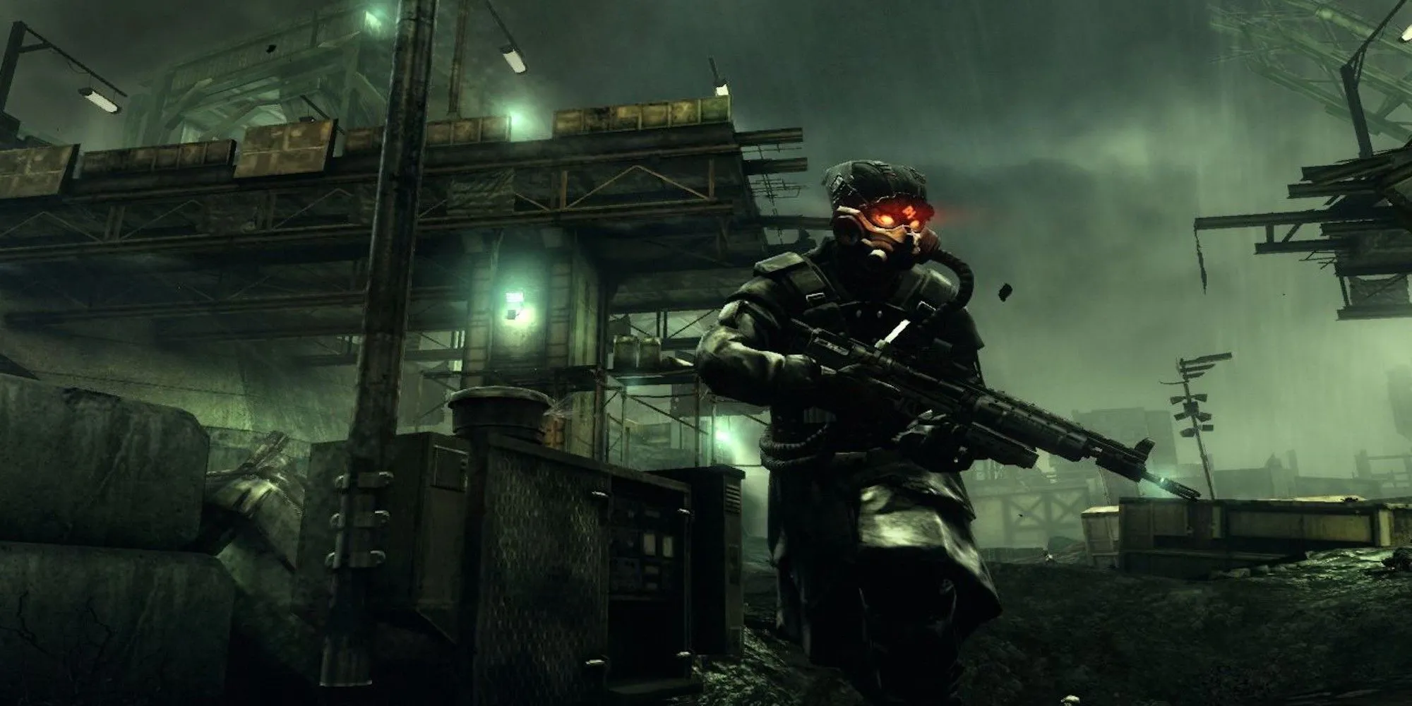 Cảnh chiến đấu trong game Killzone 2 trên PS3
