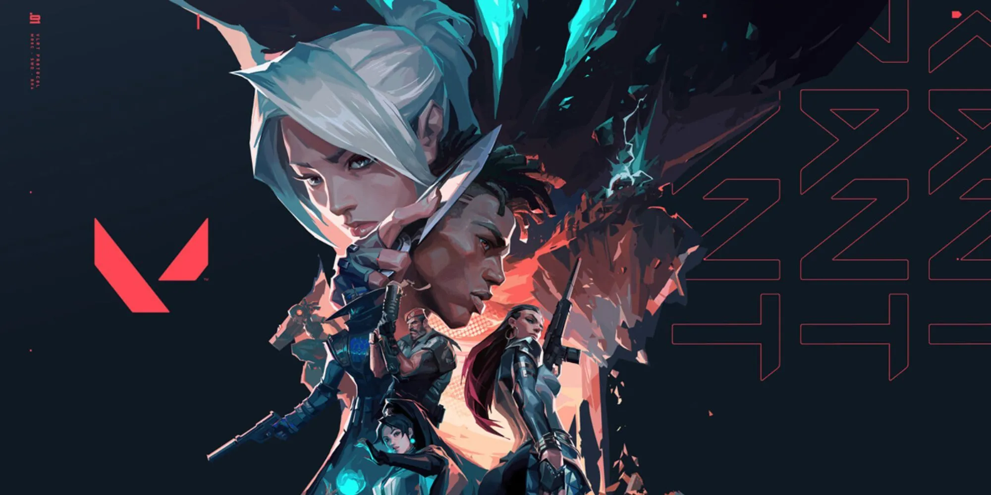Cảnh gameplay góc nhìn thứ nhất trong Valorant, thể hiện khả năng và nhân vật đa dạng của game bắn súng chiến thuật này