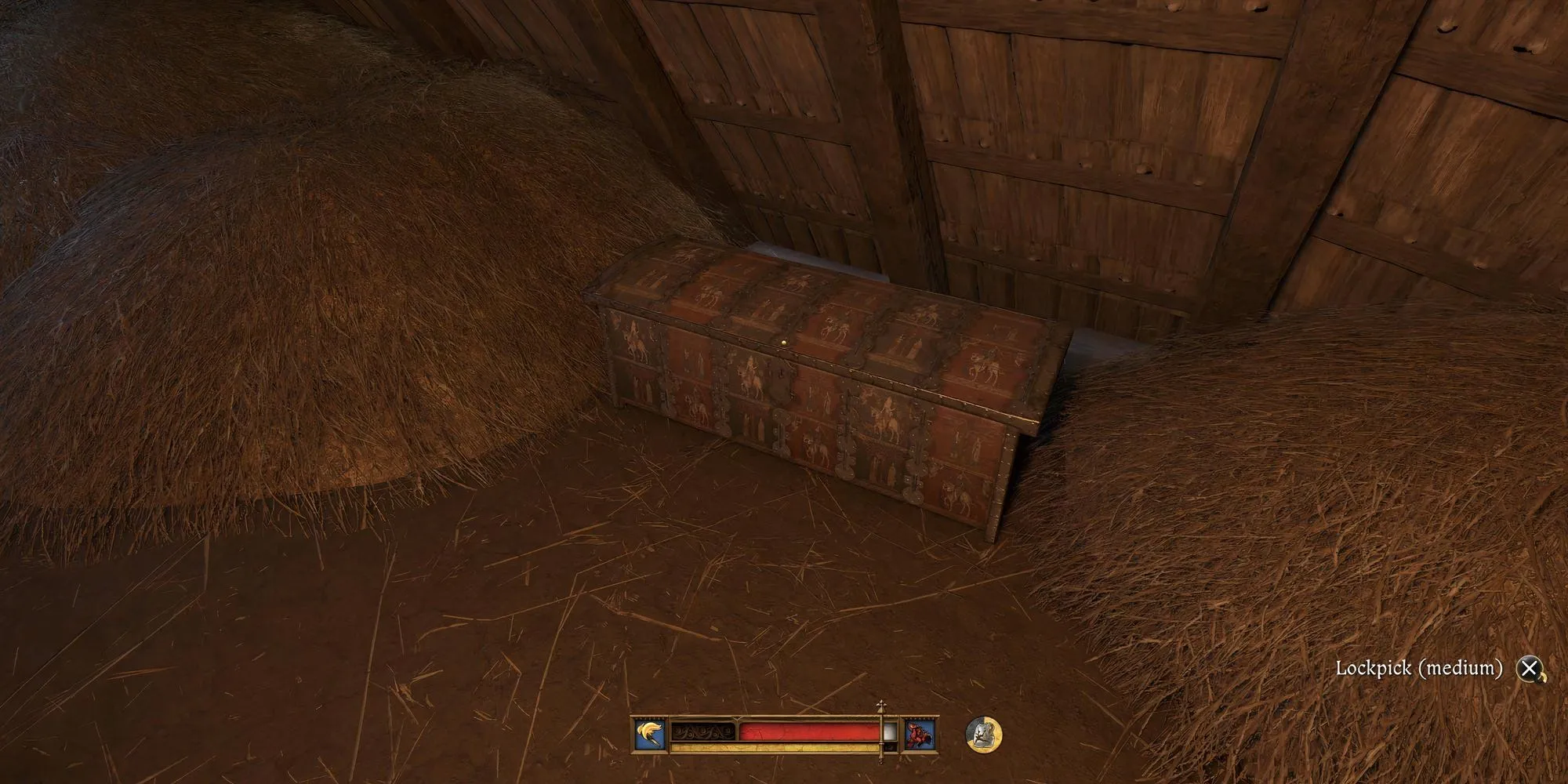 Chiếc rương được sơn vẽ trong Kingdom Come Deliverance 2