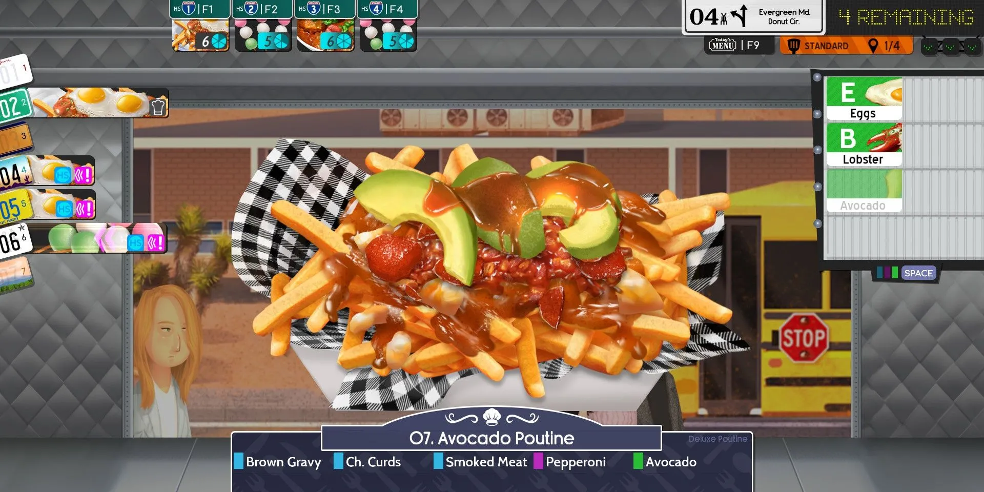 Chuẩn bị món poutine trong Cook, Serve, Delicious 3
