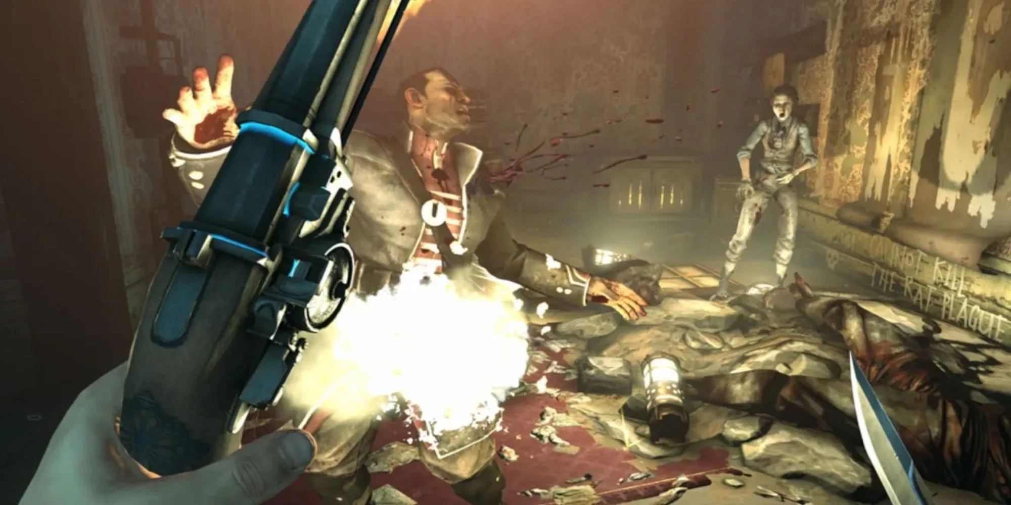 Corvo Attano sử dụng siêu năng lực trong Dishonored