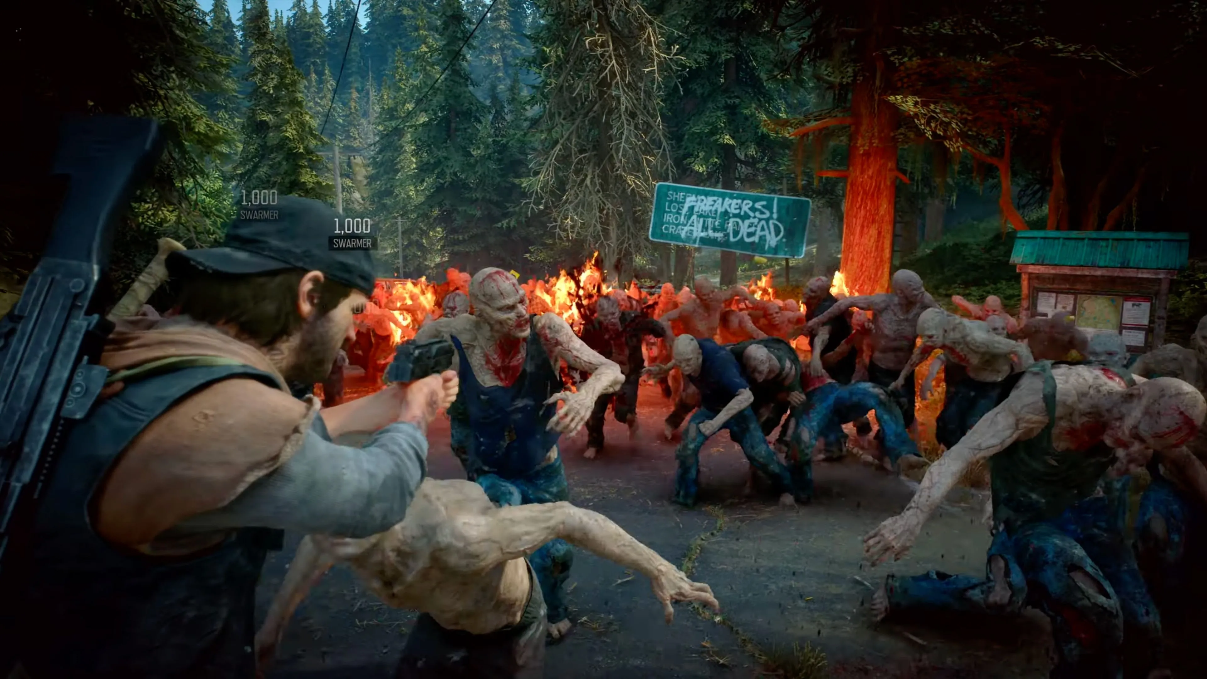 Deacon St. John lái xe vượt địa hình hậu tận thế trong Days Gone Remastered