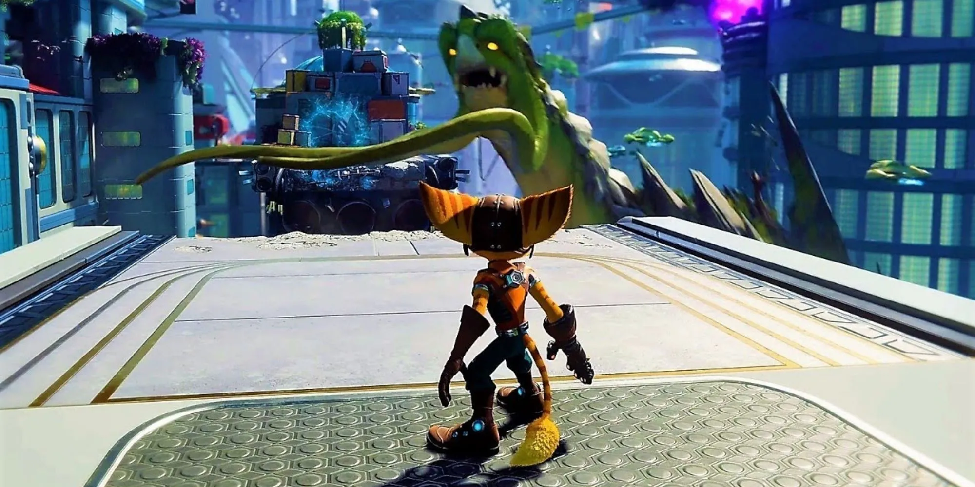 Đồ họa tuyệt đẹp trong Ratchet &amp; Clank: Rift Apart