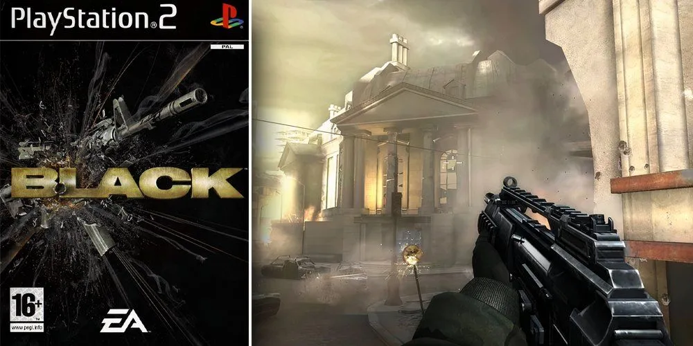 Game bắn súng Black trên PlayStation 2 vẫn giữ được đồ họa ấn tượng