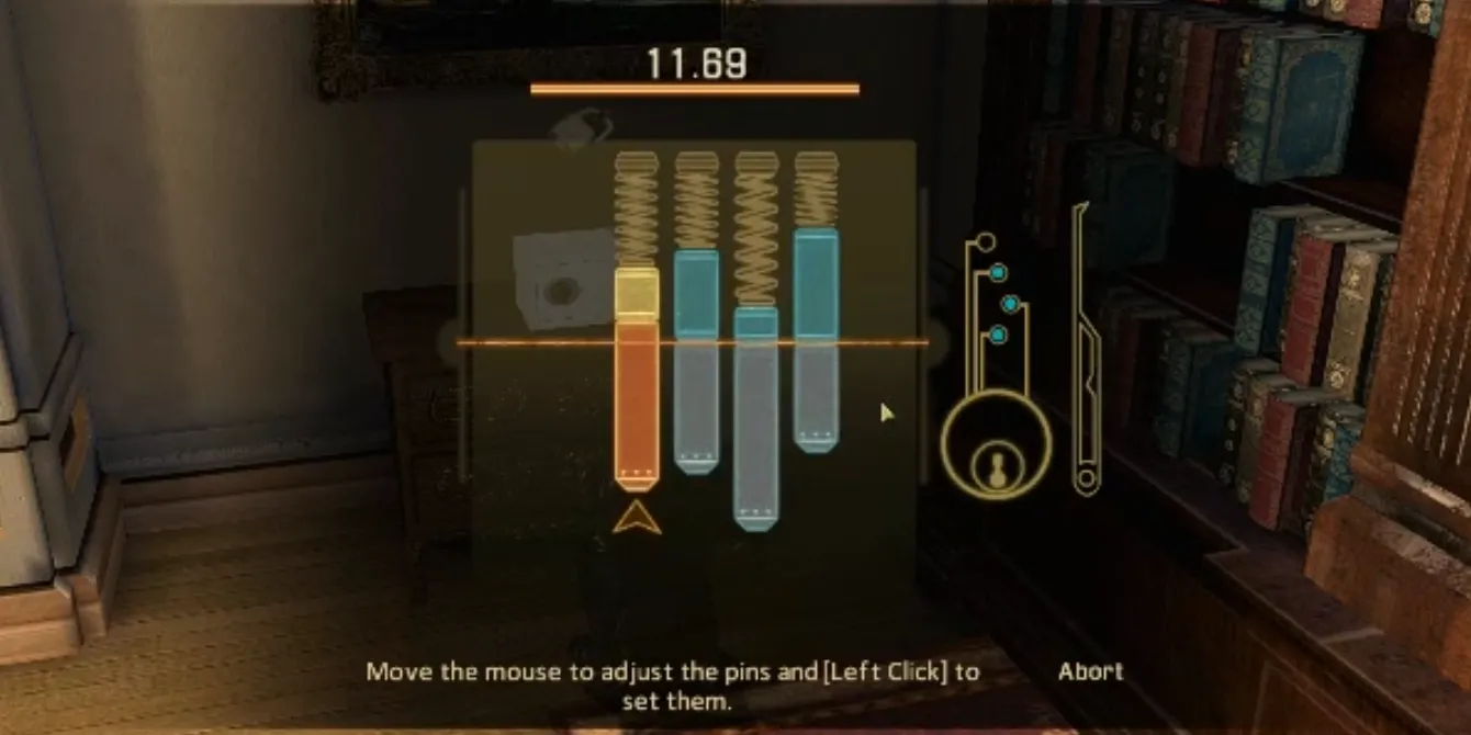 Top 10 Mini-Game Bẻ Khóa Đỉnh Nhất Lịch Sử Làng Game 1 Giao diện bẻ khóa công nghệ cao trong Alpha Protocol