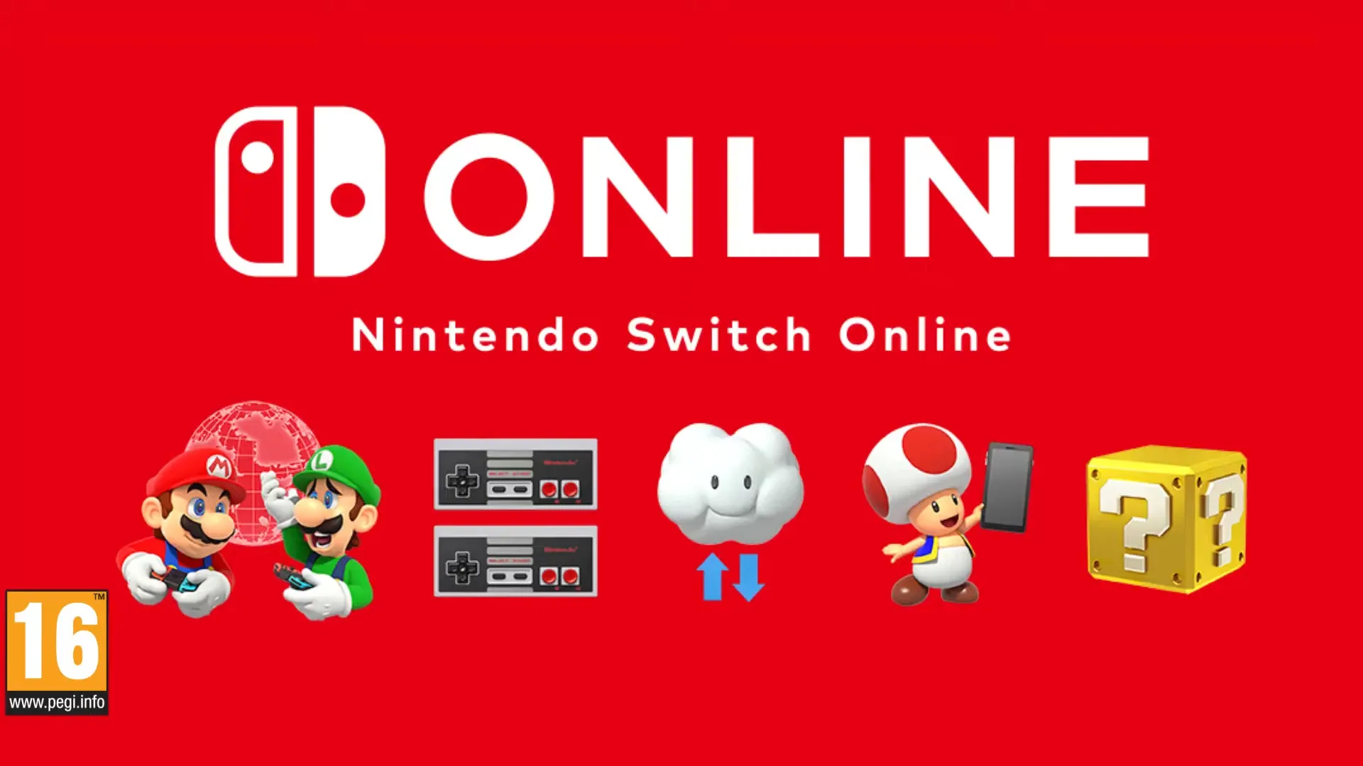 Giao diện dịch vụ Nintendo Switch Online với các tựa game retro