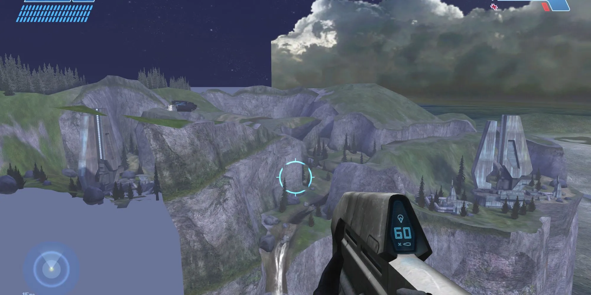 Halo Master Chief Collection với Master Chief bay lượn và nhìn xuyên tường bằng Acrophobia