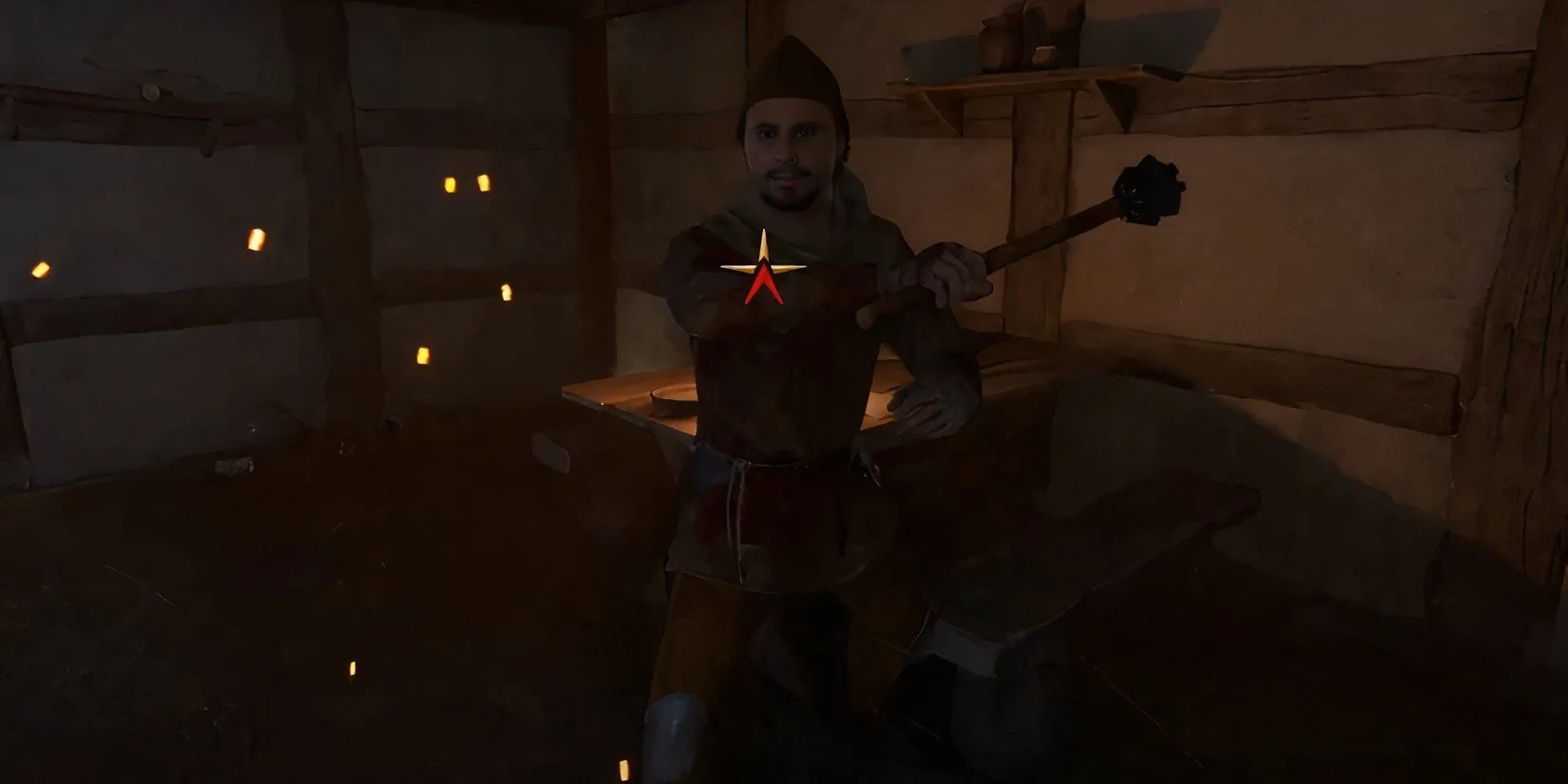 Henry đối đầu với nhóm thợ mỏ sau khi ngoại giao thất bại trong Kingdom Come Deliverance 2