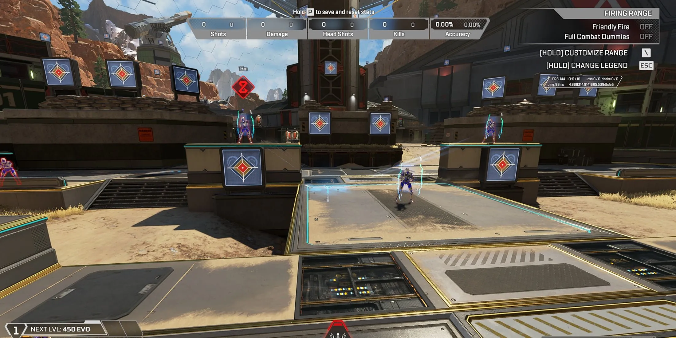 Hiệu ứng Mũi Tên Dò của Sparrow đánh dấu kẻ địch trong Apex Legends