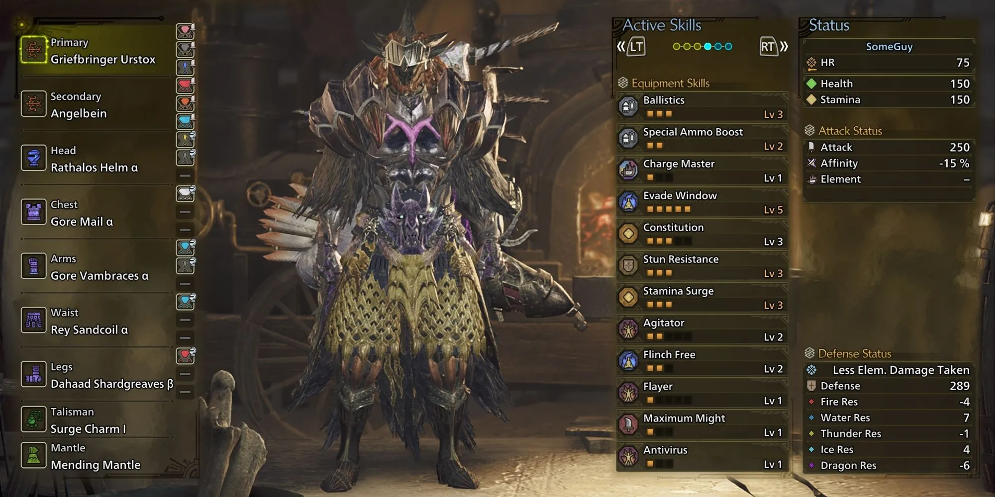 Hình ảnh build Bow gợi ý cho giai đoạn High Rank trong Monster Hunter Wilds