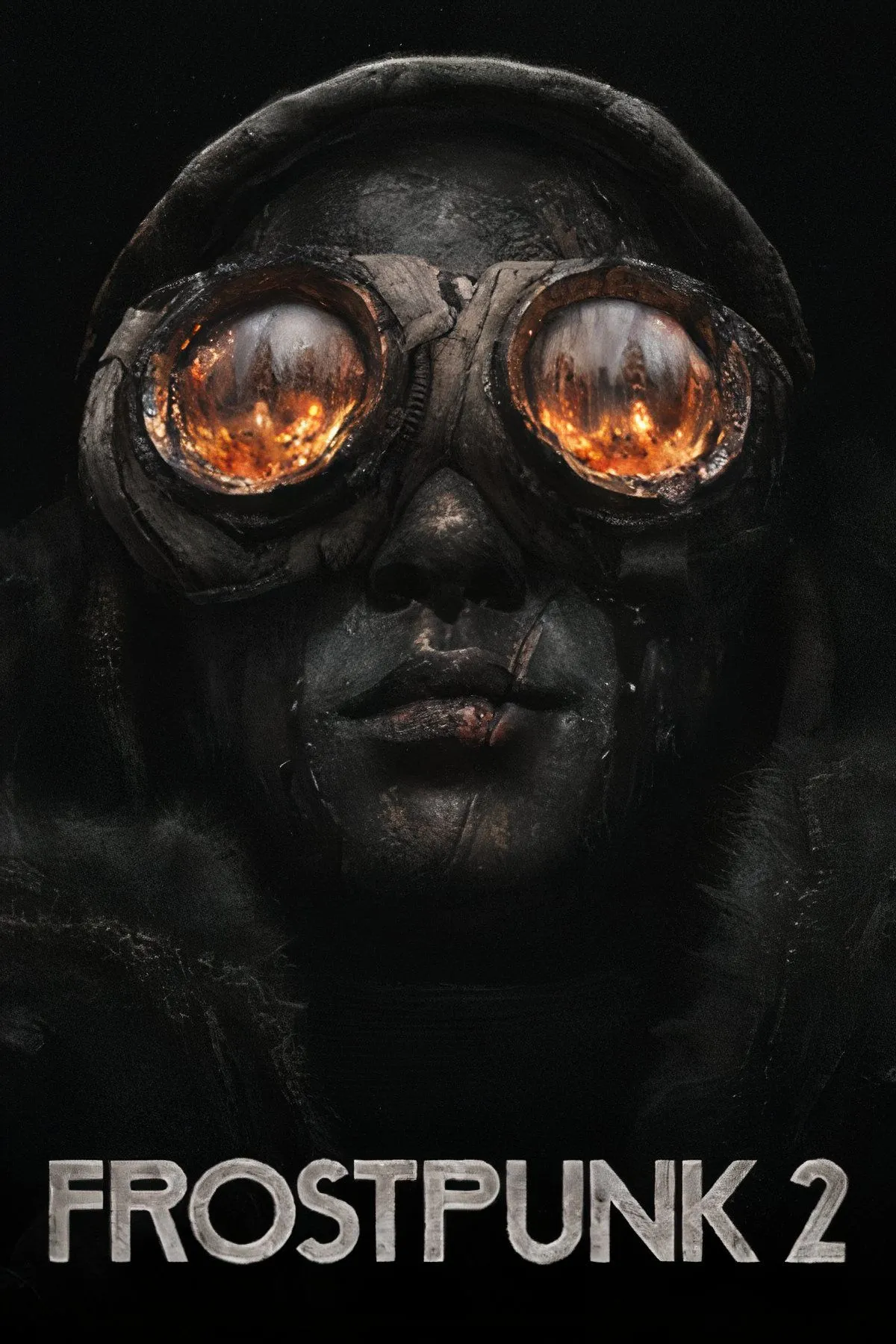 Hình ảnh collage về thế giới lạnh giá của Frostpunk, biểu tượng cho thách thức sinh tồn