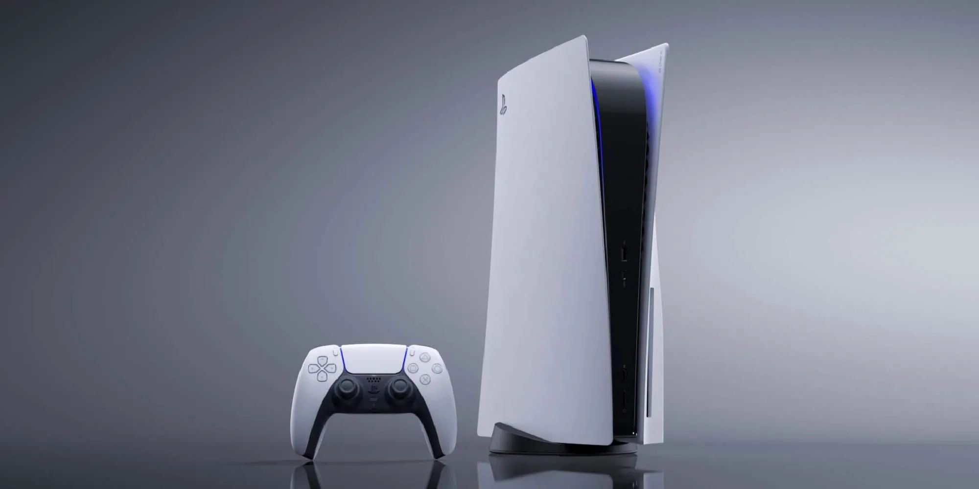 Hình ảnh máy chơi game PlayStation 5 và tay cầm DualSense Edge