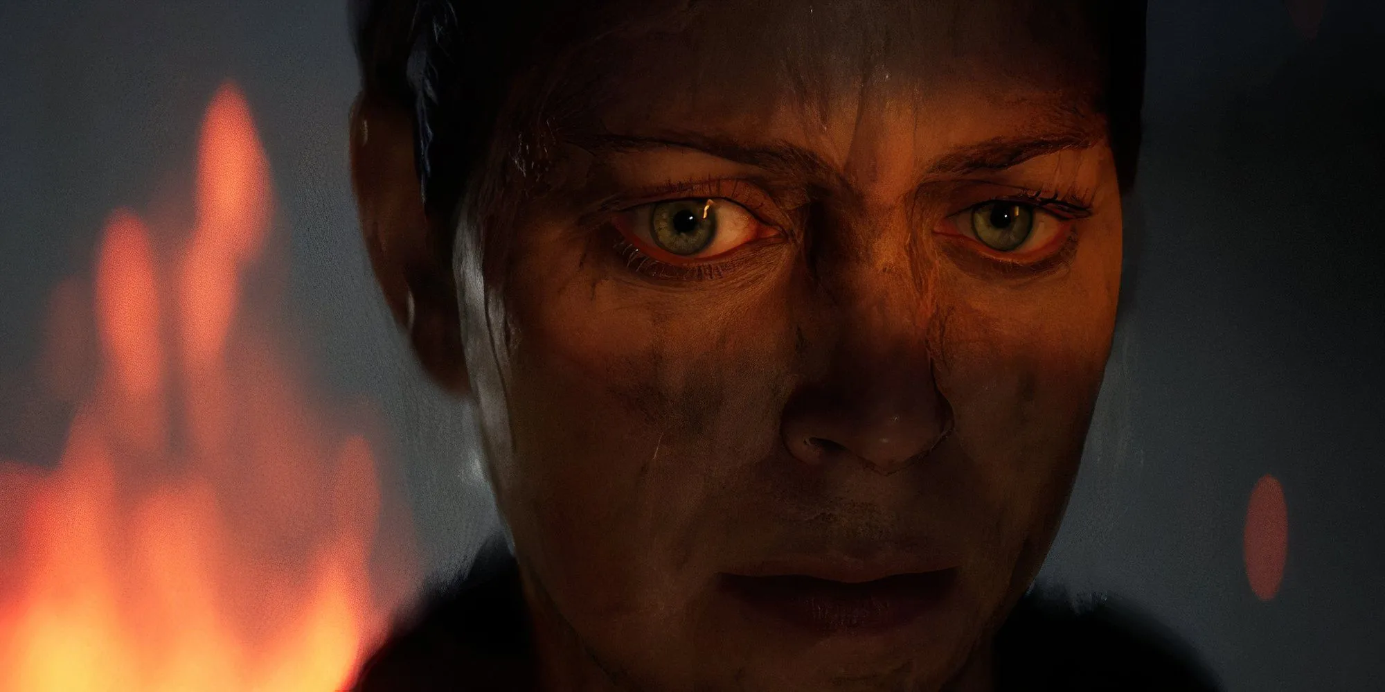 Hình ảnh nhân vật chính Senua trong Senua's Saga Hellblade 2, tựa game Xbox sắp phát hành trên PS5