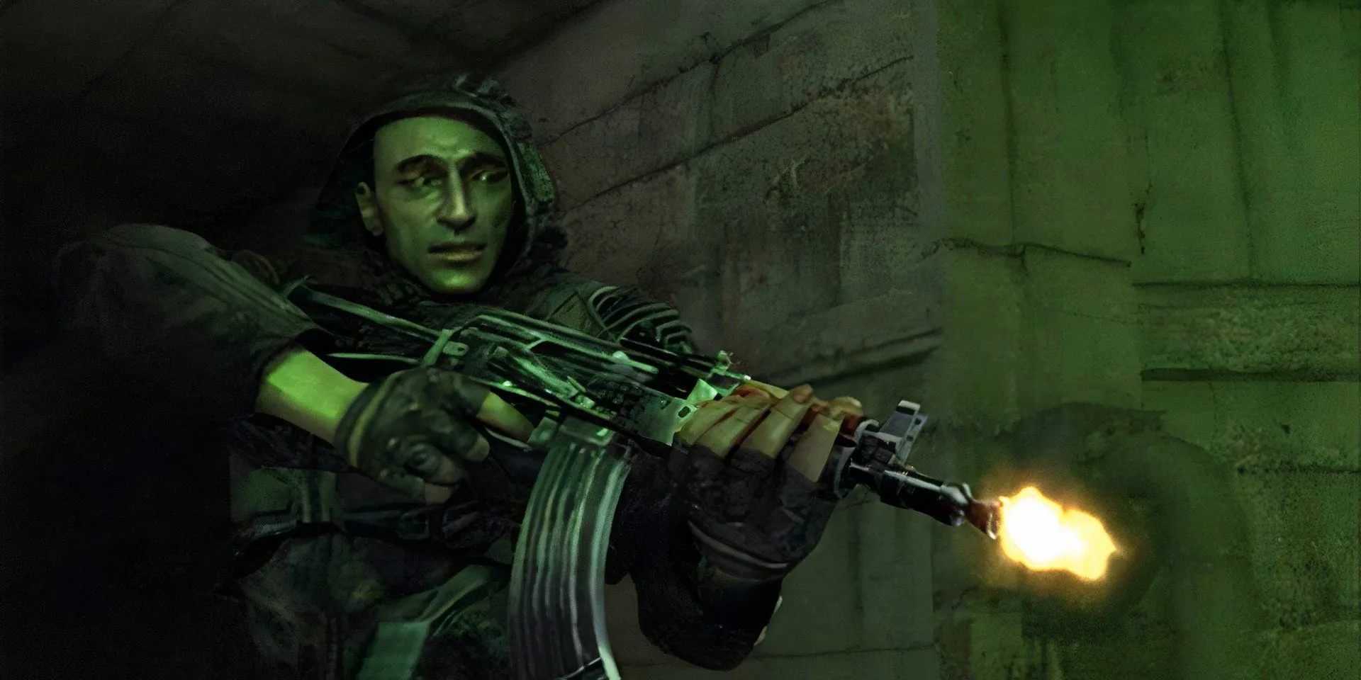 Hình ảnh nhân vật Strelok trong STALKER Shadow of Chernobyl, liên quan đến series game STALKER
