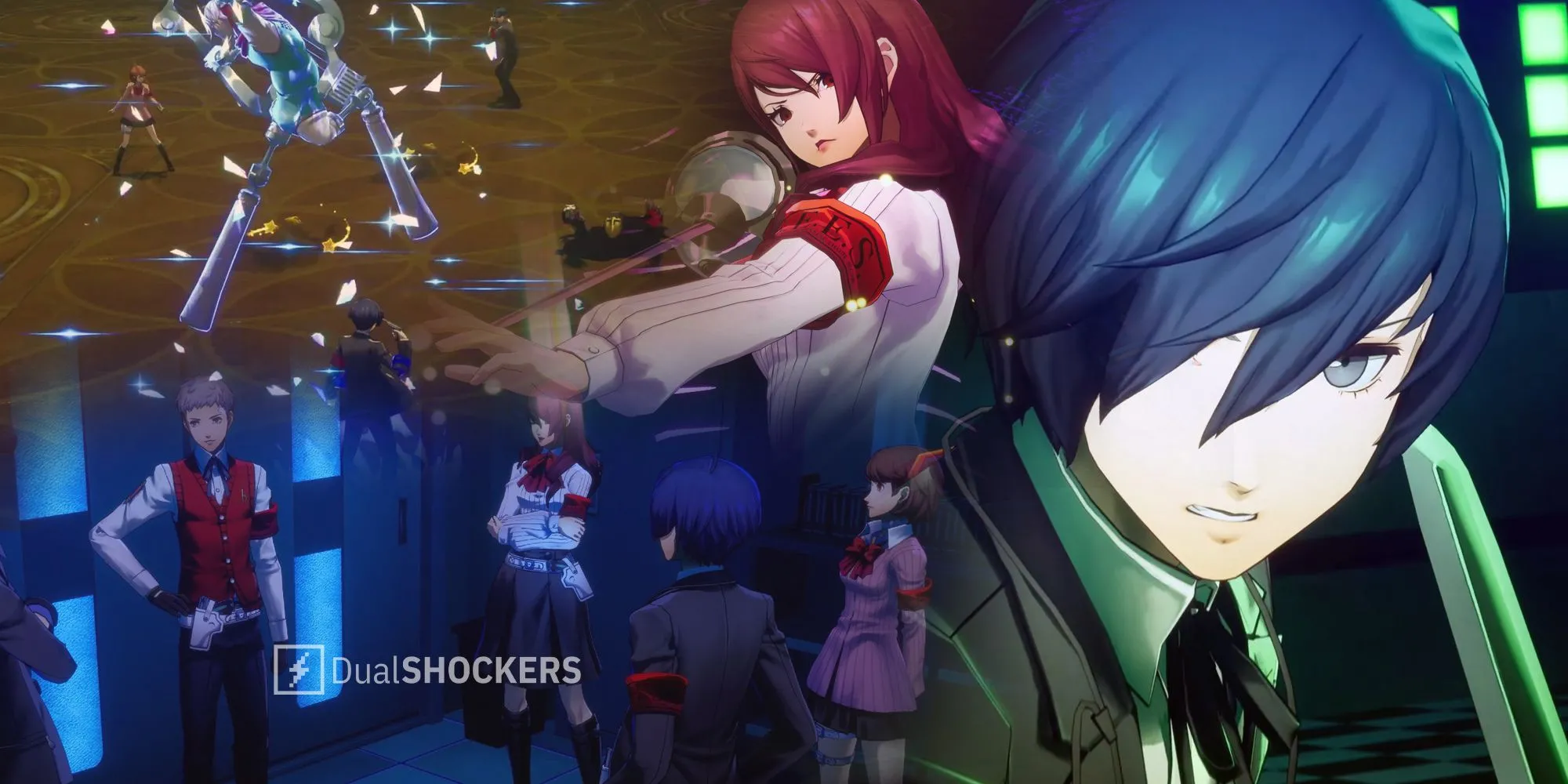 Hình ảnh nhóm nhân vật chính trong Persona 3 Reload - họ là hy vọng chống lại Hội chứng Vô cảm