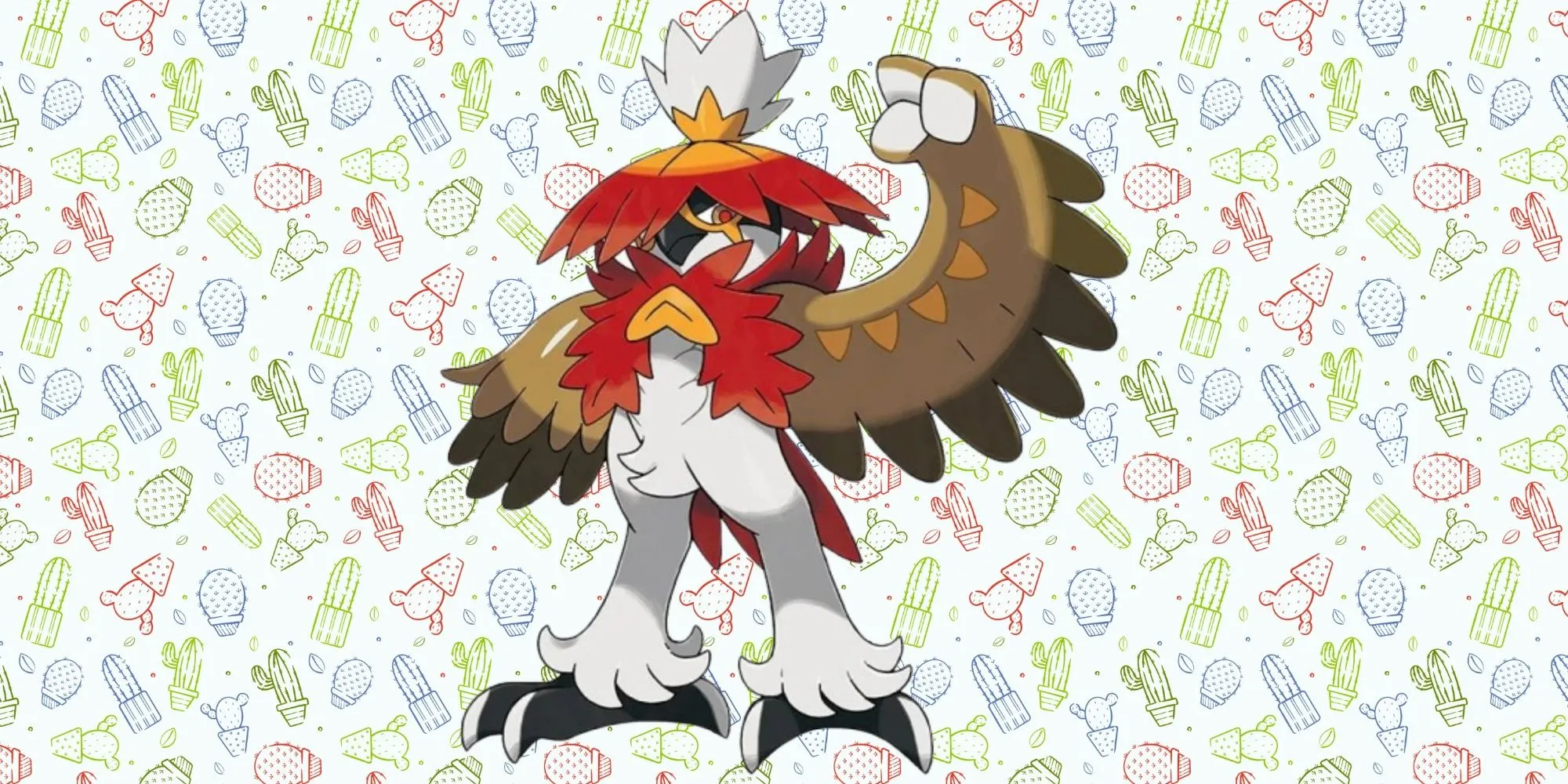Hình ảnh Pokémon Decidueye dạng Hisui đang đứng gác