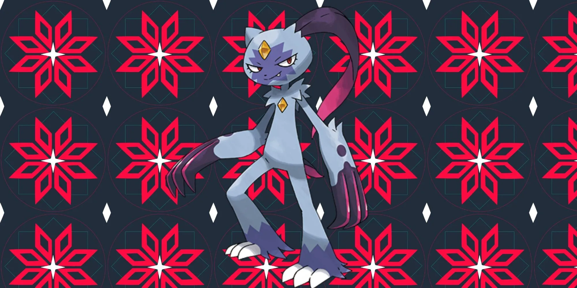 Hình ảnh Pokémon Sneasler cao lớn với móng vuốt sắc nhọn