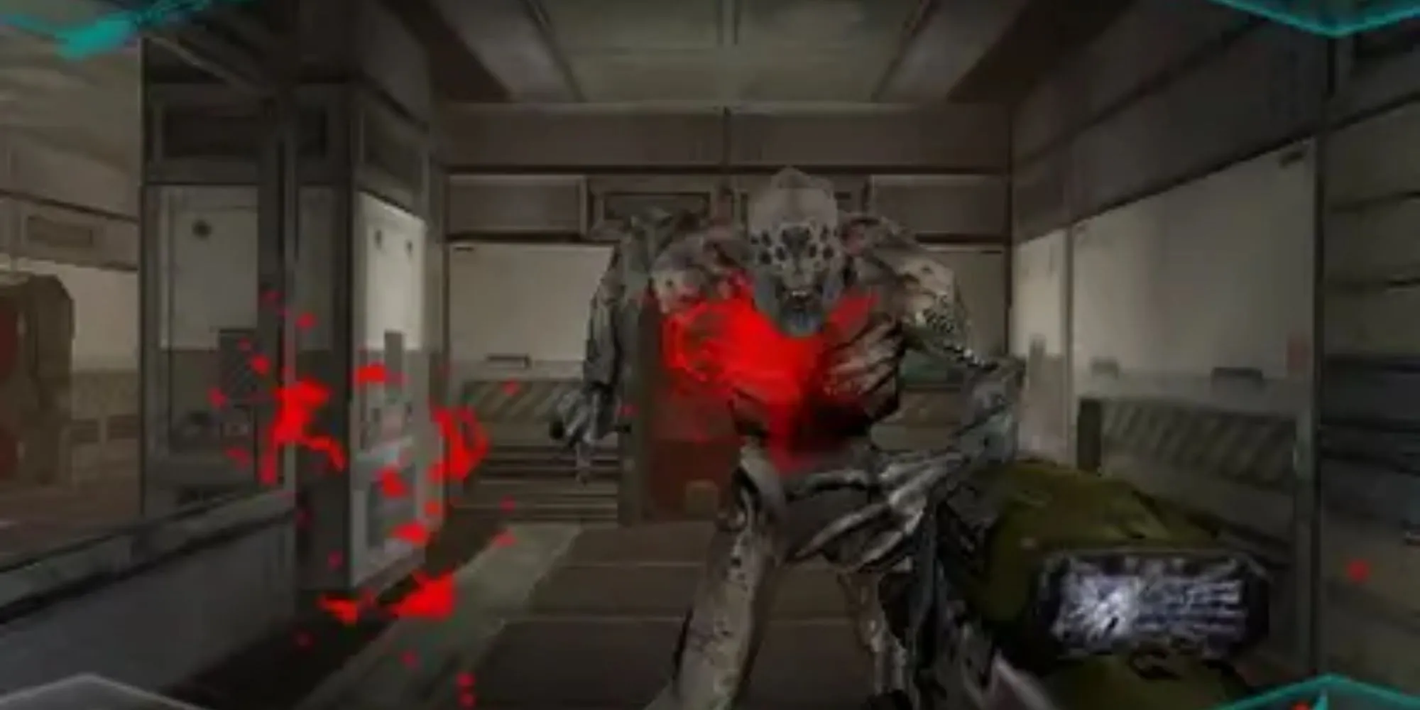 Hình ảnh từ game Doom Resurrection cho thấy một con quỷ đang tấn công