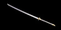 Hình ảnh vật phẩm Ebony Blade, một thanh trường kiếm Daedric trong Oblivion Remastered