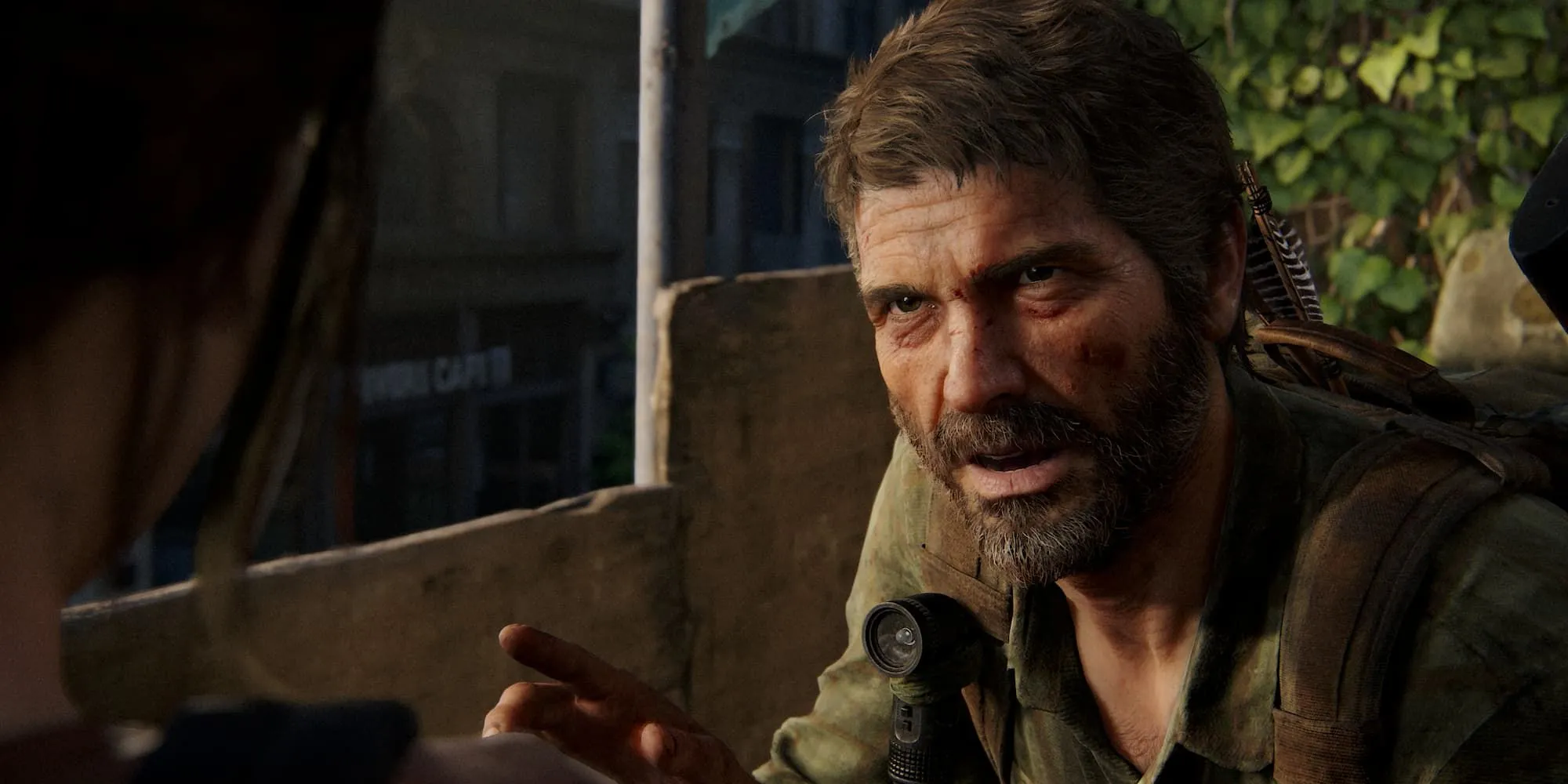 Joel đang nghiêm khắc với Ellie trong The Last of Us Part 1 phiên bản làm lại cho PS5