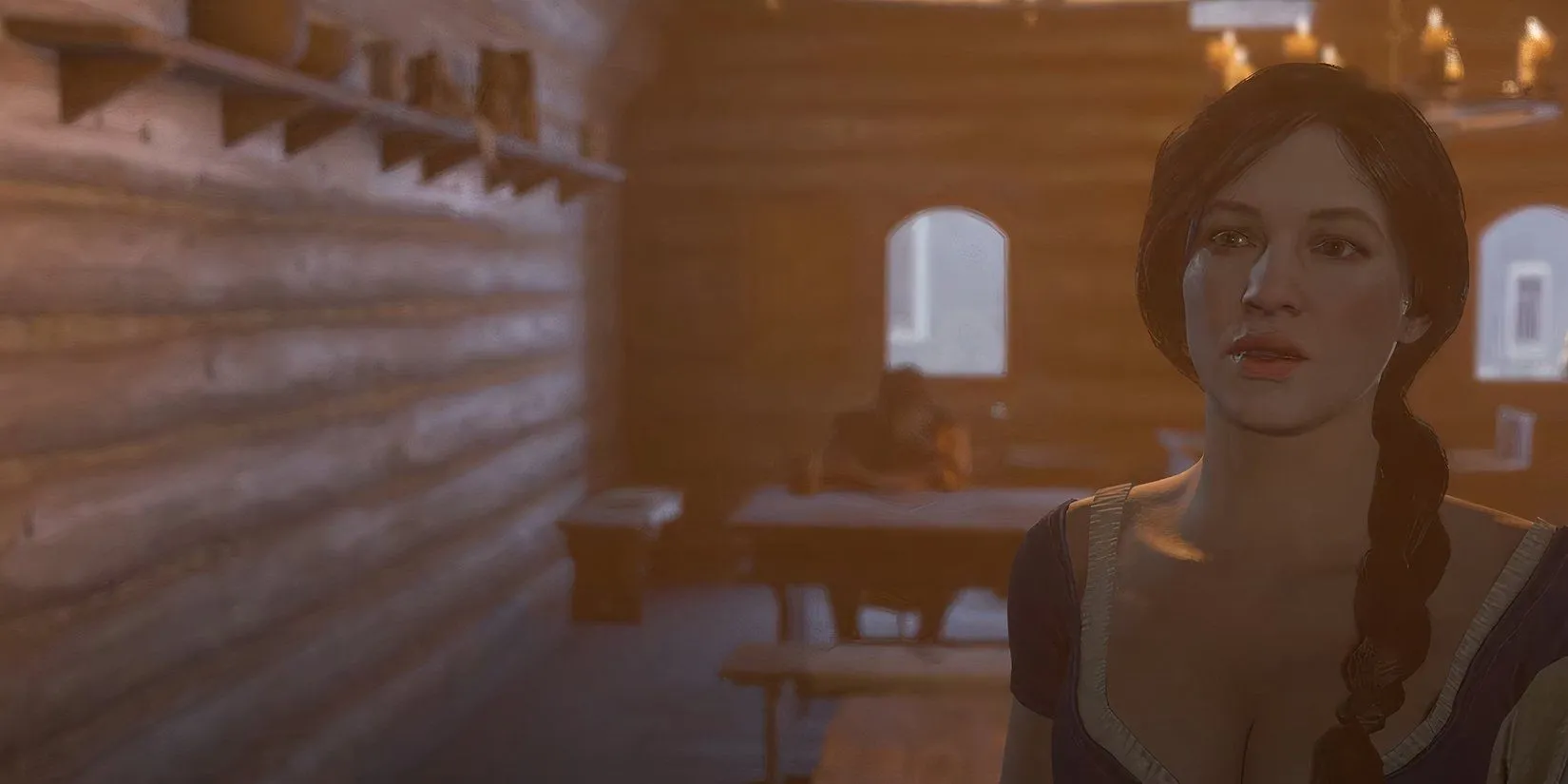 Katherine nói chuyện với Henry trong Kingdom Come Deliverance 2