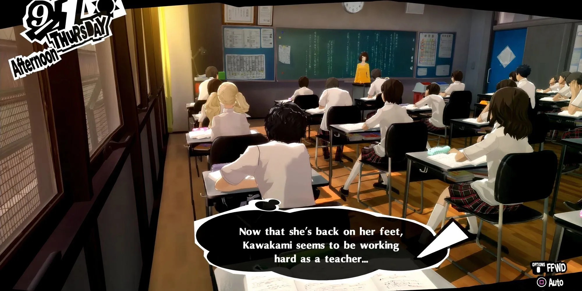 Kawakami và Joker tại Leblanc, kết thúc Confidant theo hướng tình bạn trong Persona 5 Royal
