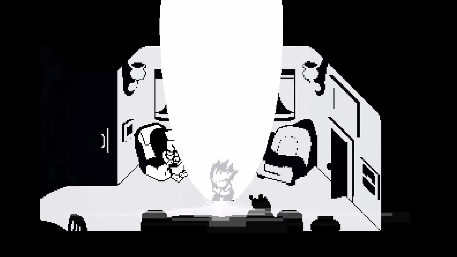 Kris đang tạo ra một Dark Fountain mới vào cuối Deltarune Chapter 2