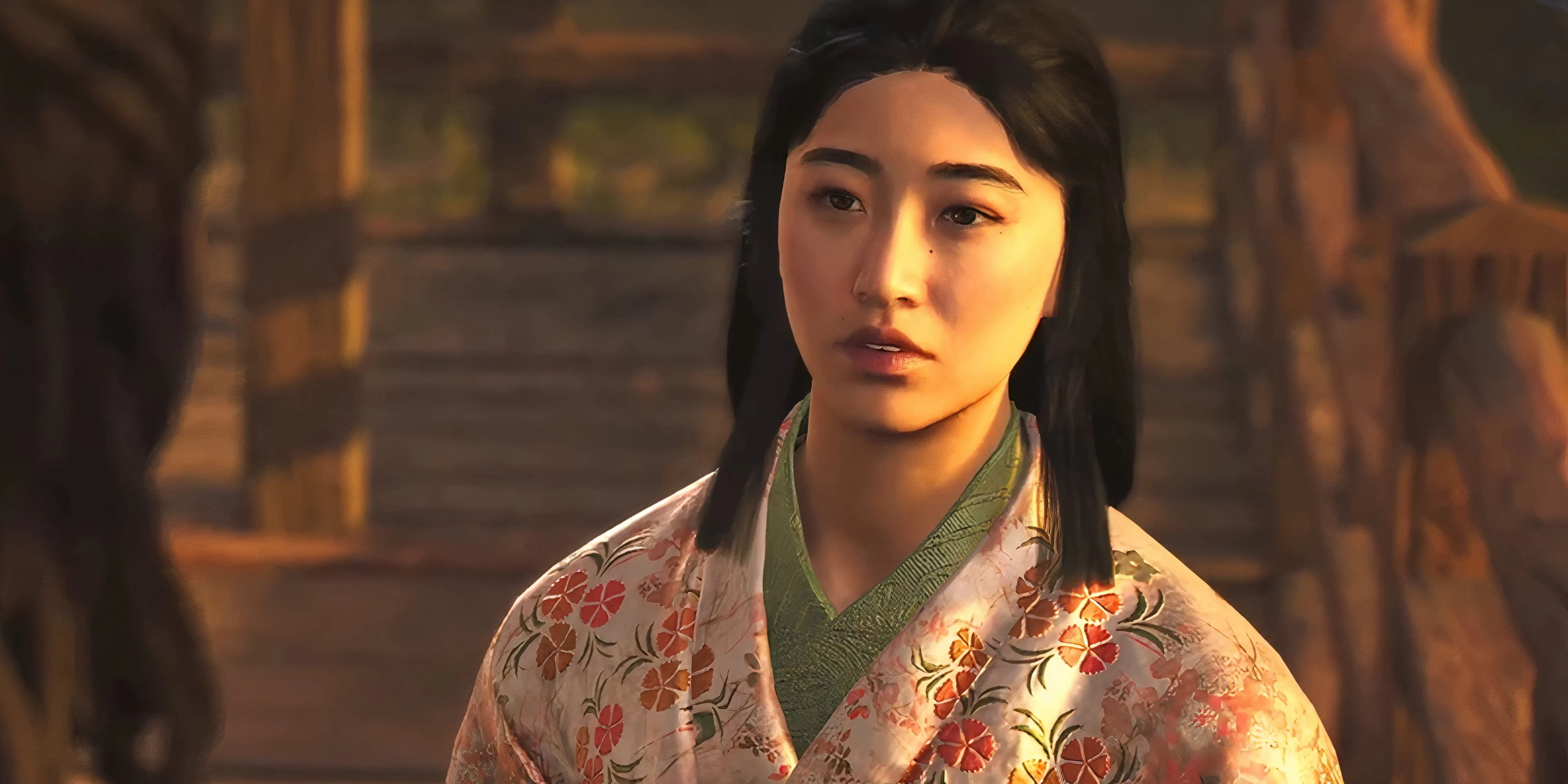 Lady Oichi, một nhân vật có thể phát triển mối quan hệ gần gũi với Yasuke trong Assassin's Creed Shadows